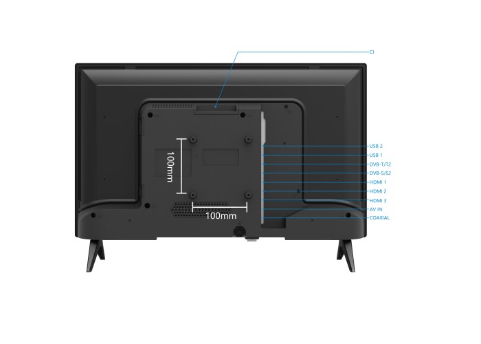 24" T2 HD LED TV