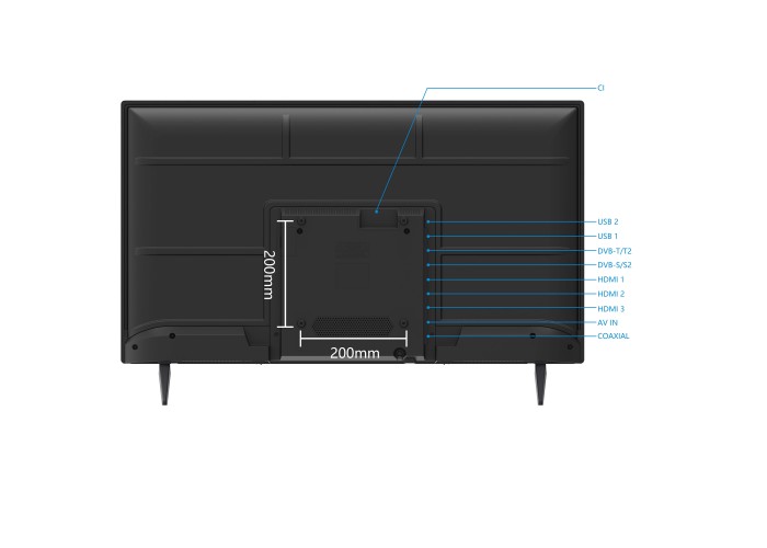 43" T2 FHD LED TV