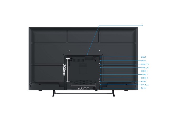 43" V3 4K Ultra HD Android TV™