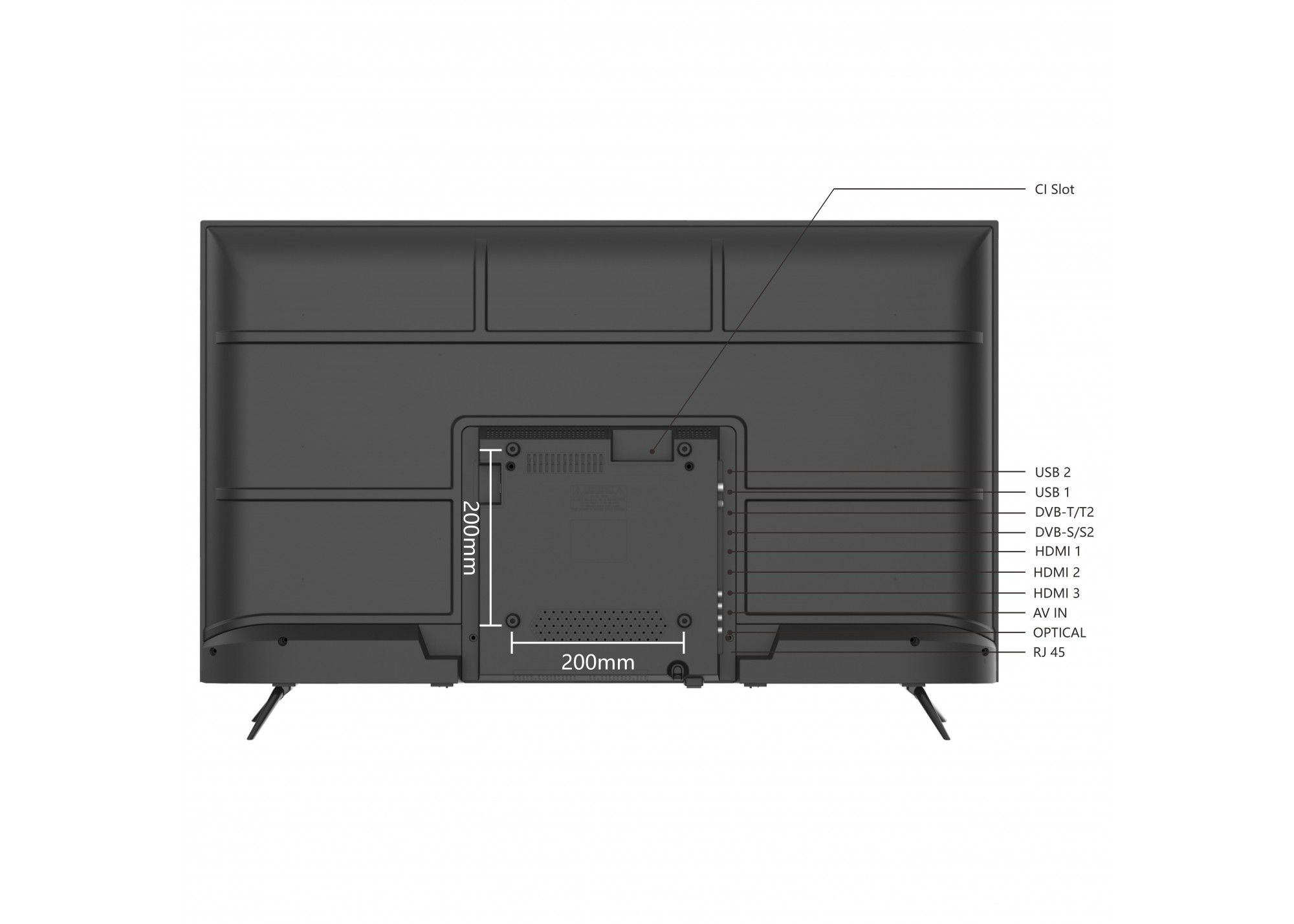 43" V1 4K UHD LED VIDAA Smart TV