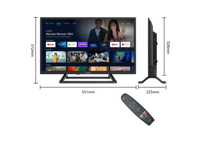 24” T3 HD Android TV ™