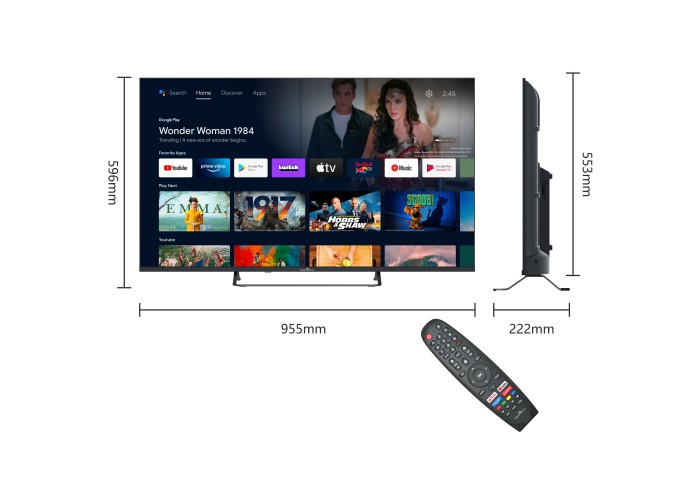 43" V3 4K Ultra HD Android TV™