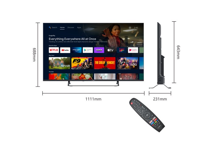 50" V3 Ultra HD Android TV™