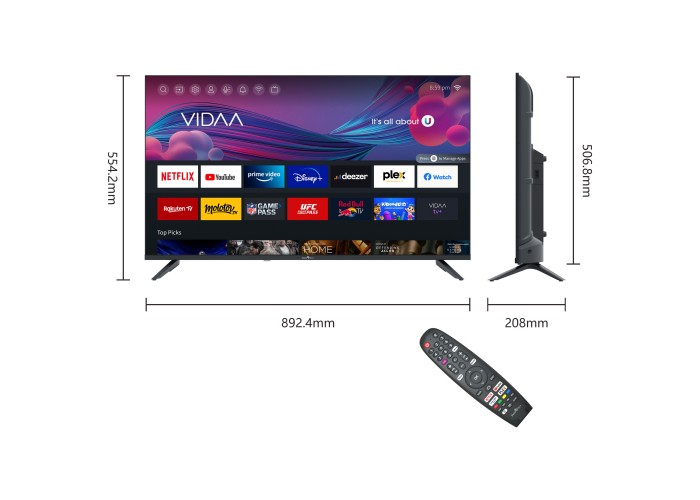 40" V1 FHD LED VIDAA Smart TV