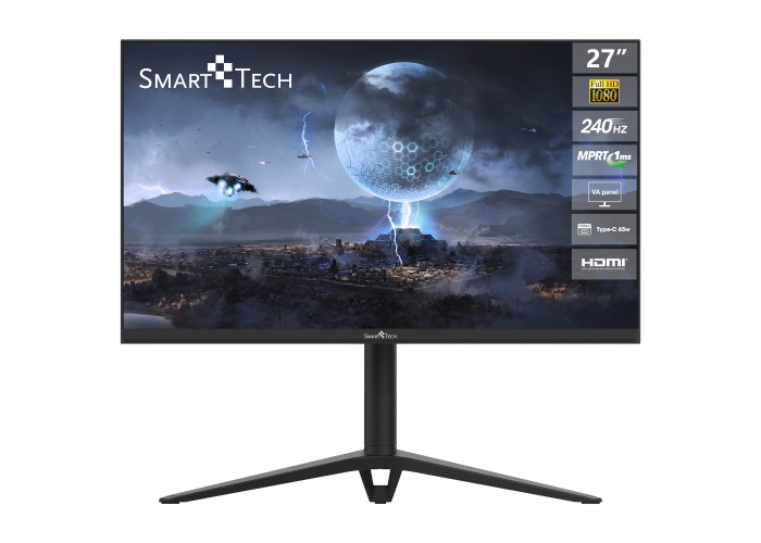 50€ sur Smart Tech Ecran PC 27 (66 cm) Gaming 270G01FVC incurvé 1500 R,  Dalle VA, Résolution FHD: 1920 * 1080, 240Hz, 1ms, HDMI 2.1, USB - Ecrans PC  - Achat & prix