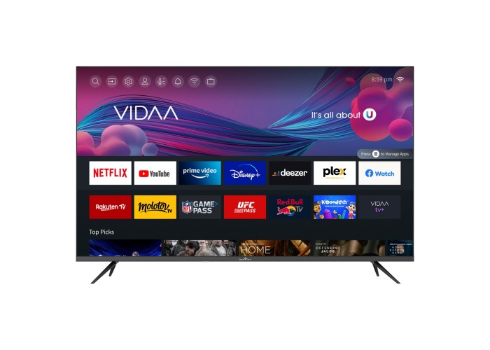 43" V1 4K UHD LED VIDAA Smart TV