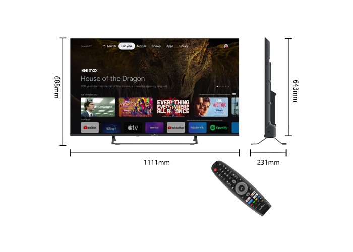 Smart TV 50'' UHD 4K - Google TV, Google TV desde $0