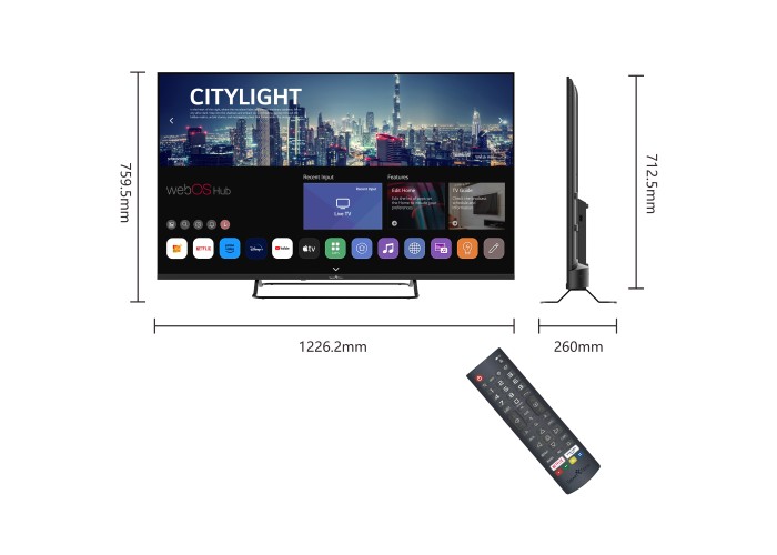 55" 2V UHD LED webOS  Smart TV