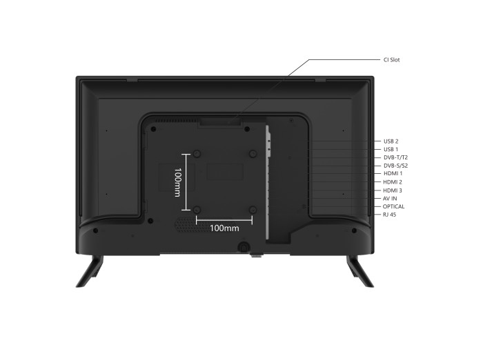 Televisor smart 24 smart tv to-24-4451-smart