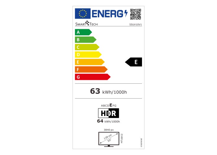 55" T1 4K UHD LED VIDAA Smart TV