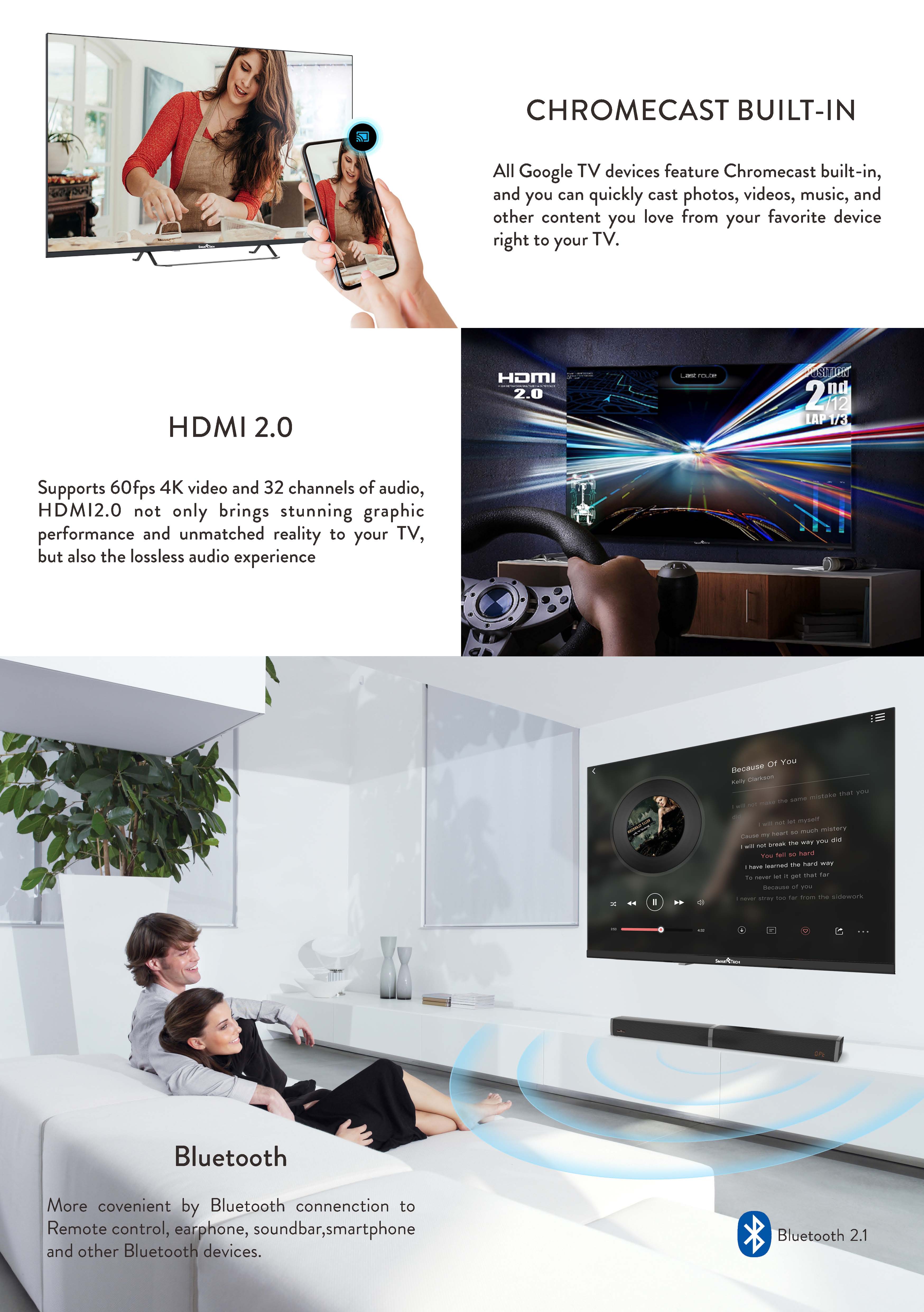 50 V3 4K Ultra HD Google TV™