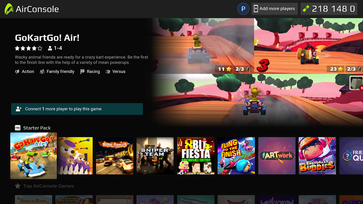AirConsole lets you play browser-based games and classic NES