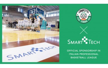 Smart-Tech's brand presence in professional Italian Basketball League