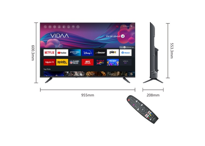 43" V1 FHD LED VIDAA Smart TV